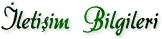 �leti�im Bilgileri